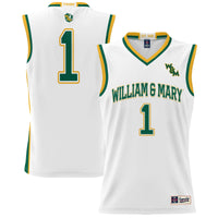 William & Mary Tribe White jersey – view 1