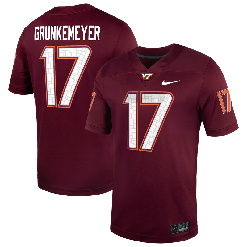 Virginia Tech Hokies Maroon jersey – view 1