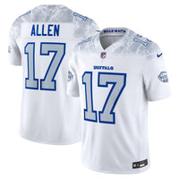 Buffalo Bills Josh Allen White jersey – view 2