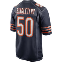 Chicago Bears Mike Singletary Navy jersey – view 4