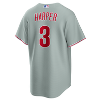 Philadelphia Phillies Bryce Harper Gray jersey – view 3
