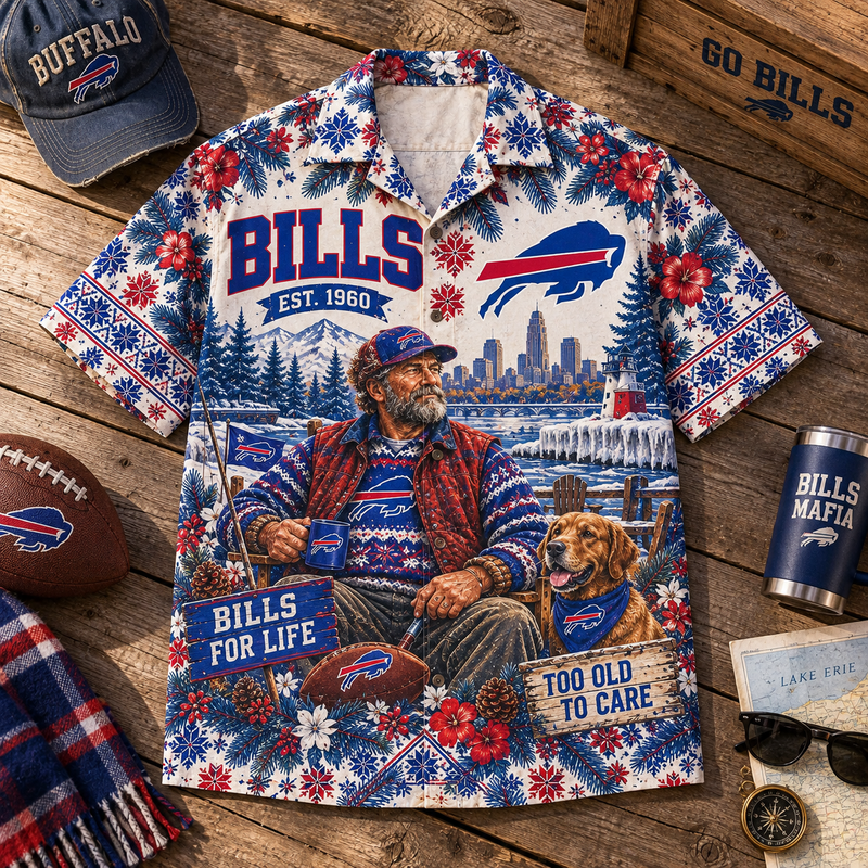 Buffalo For Life Hawaiian Shirt – view 1