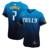 Philadelphia Phillies Trea Turner Navy jersey – view 2
