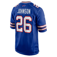Buffalo Bills Ty Johnson Royal jersey – view 3