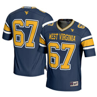 West Virginia Mountaineers Navy jersey – view 2
