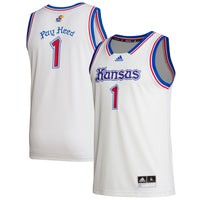 adidas Kansas Jayhawks White jersey – view 2