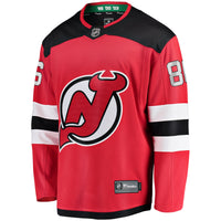 New Jersey Devils Jack Hughes Red jersey – view 3