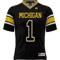 Michigan Wolverines Black jersey – view 3