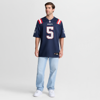 New England Patriots Dre'Mont Jones Navy jersey – view 3