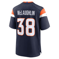 Denver Broncos Jaleel McLaughlin Navy jersey – view 4