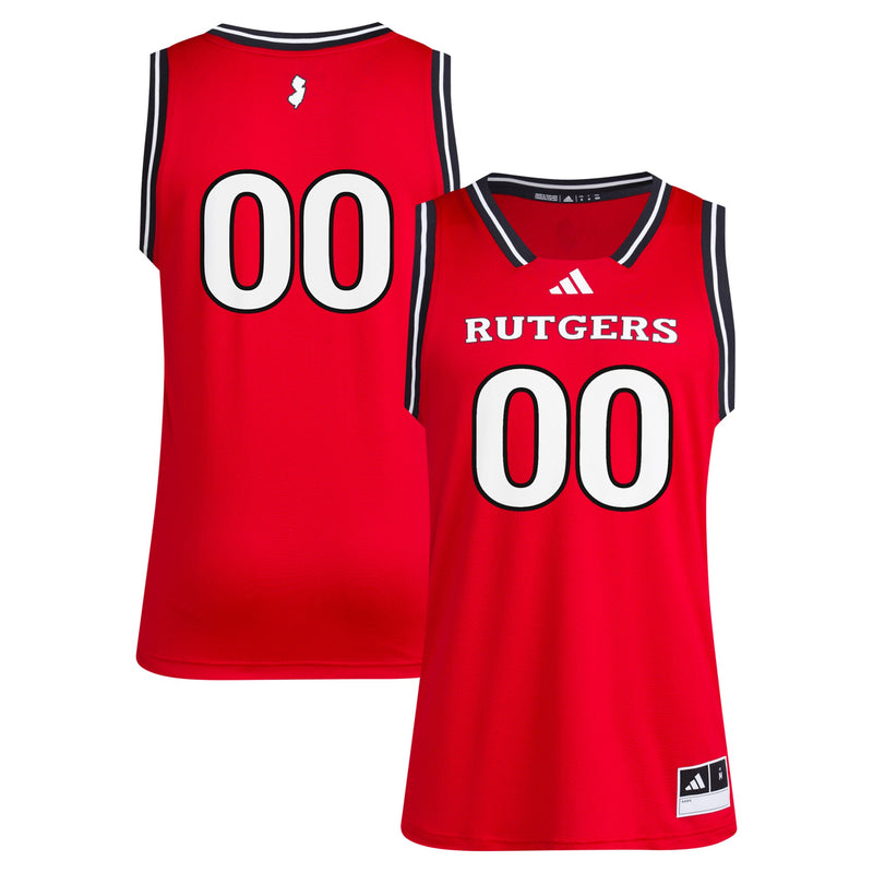 adidas Rutgers Scarlet Knights Scarlet jersey – view 1