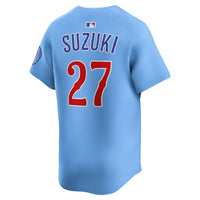 Chicago Cubs Seiya Suzuki Blue jersey – view 4