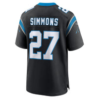 Carolina Panthers Isaiah Simmons Black jersey – view 4