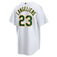 Athletics Shea Langeliers White jersey – view 4