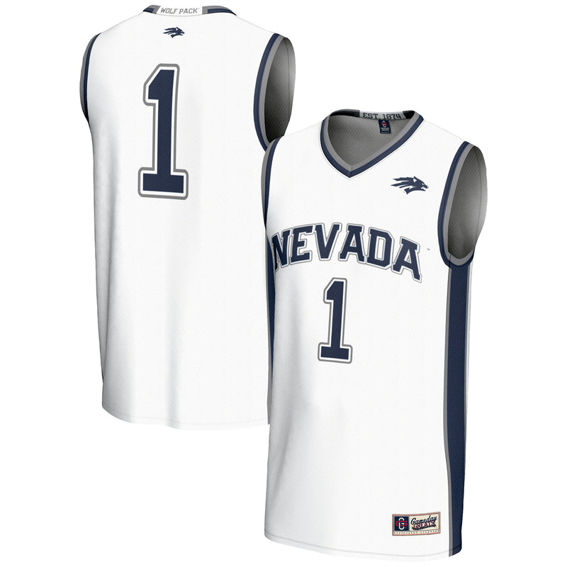 Nevada Wolf Pack White jersey – view 1
