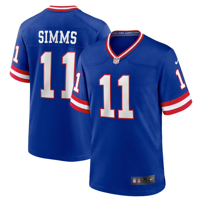 New York Giants Phil Simms Royal jersey – view 1
