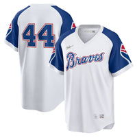 Atlanta Braves Hank Aaron White jersey – view 1