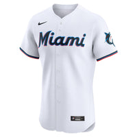 Miami Marlins Eury Perez White jersey – view 3