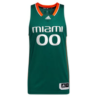 Miami Hurricanes adidas Green jersey – view 3