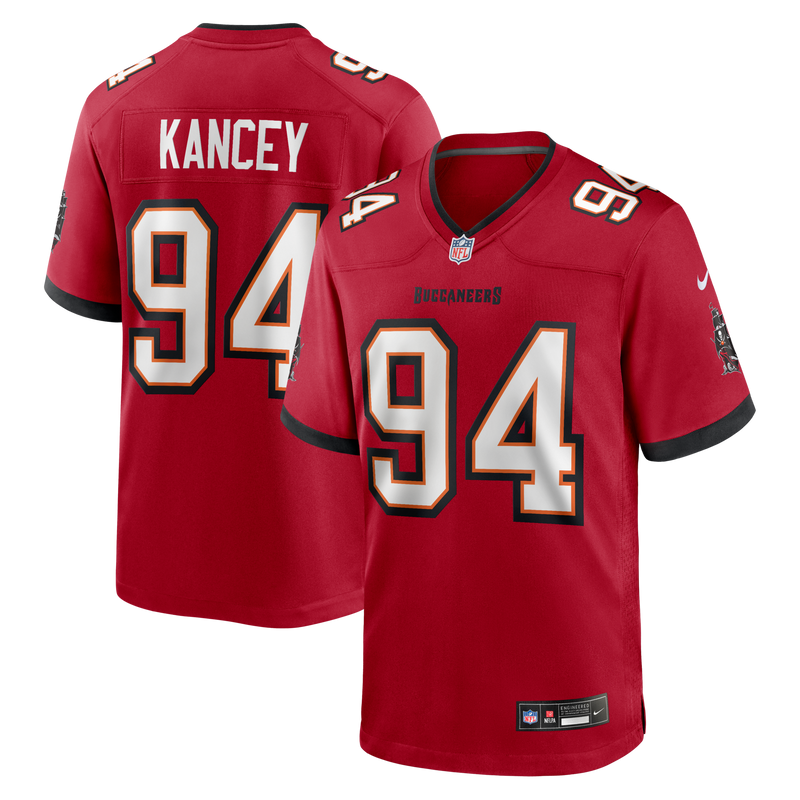 Tampa Bay Buccaneers Calijah Kancey Red jersey – view 1