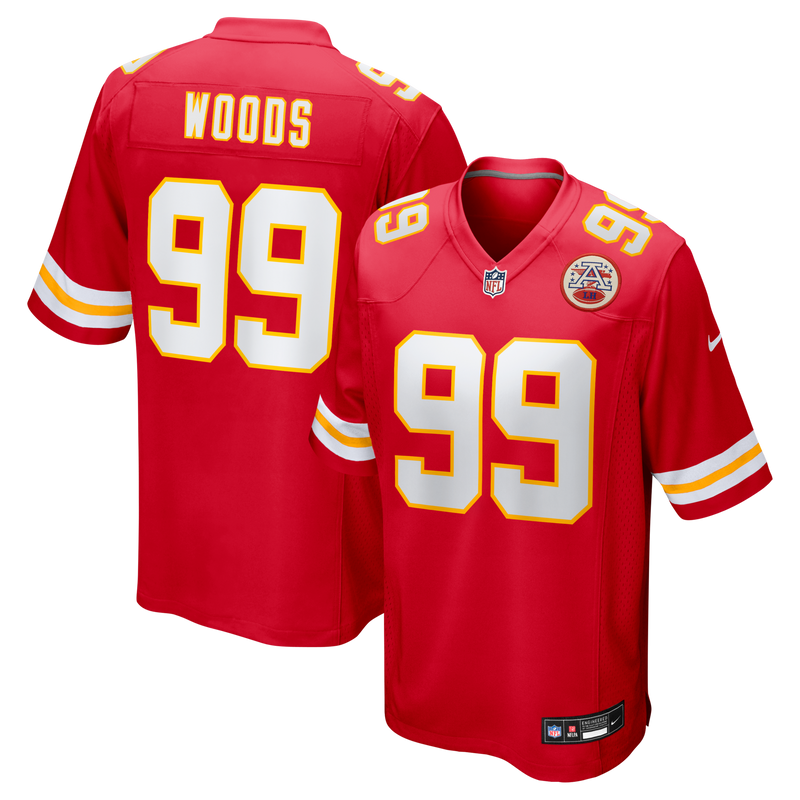 Kansas City Chiefs Peter Woods Red jersey – view 1