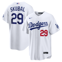 Los Angeles Dodgers Tarik Skubal White jersey – view 2