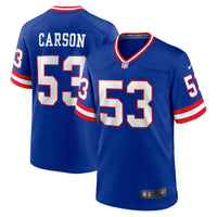 New York Giants Harry Carson Royal jersey – view 1