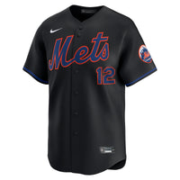 New York Mets Francisco Lindor Black jersey – view 3