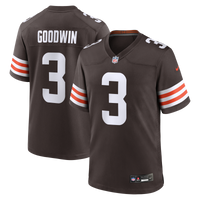Cleveland Browns Marquise Goodwin Brown jersey – view 1
