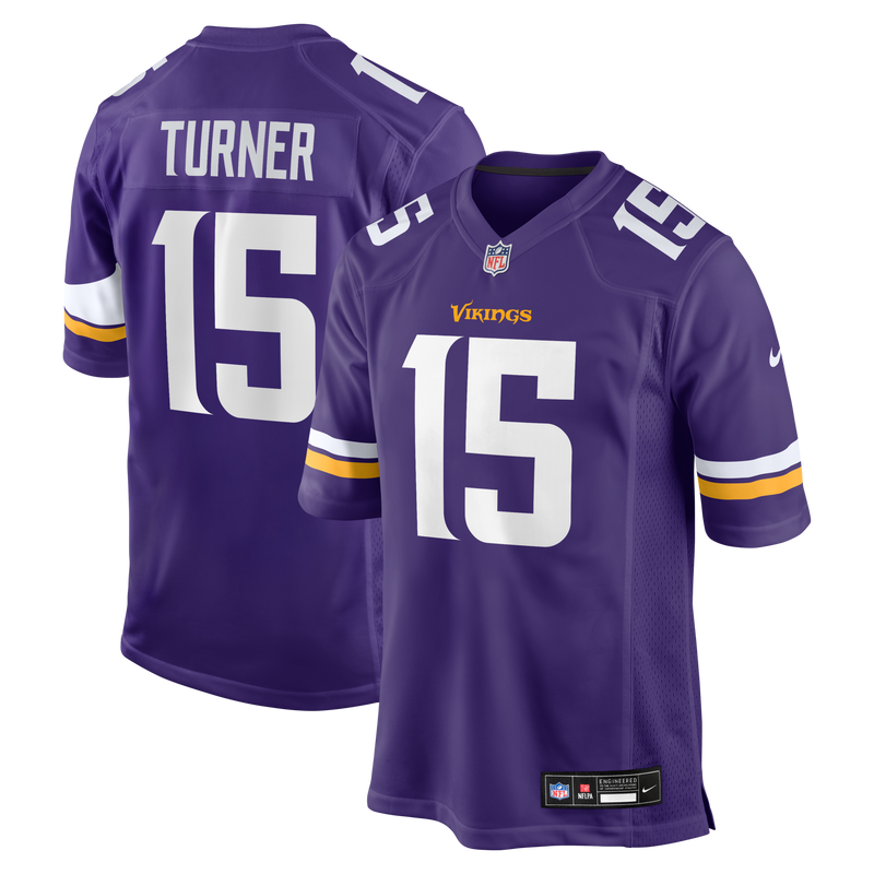 Minnesota Vikings Dallas Turner Purple jersey – view 1