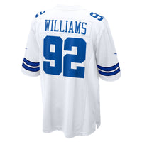 Dallas Cowboys Quinnen Williams White jersey – view 4