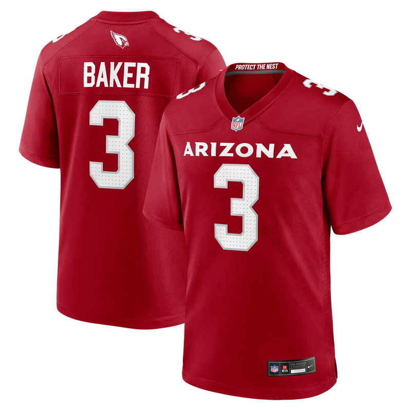 Arizona Cardinals Budda Baker Cardinal jersey – view 1