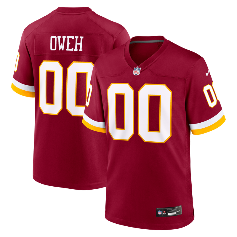 Washington Commanders Odafe Oweh Burgundy jersey – view 1