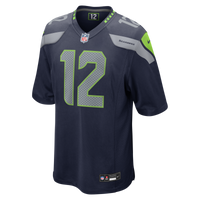 Seattle Seahawks 12s Navy jersey – view 3