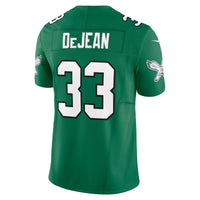 Philadelphia Eagles Cooper DeJean Kelly Green jersey – view 4