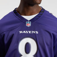 Baltimore Ravens Lamar Jackson Purple jersey – view 9