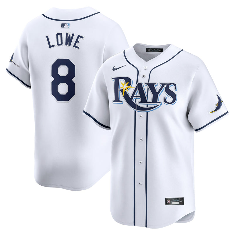 Tampa Bay Rays Brandon Lowe White jersey – view 1