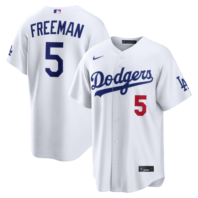 Los Angeles Dodgers Freddie Freeman White jersey – view 1