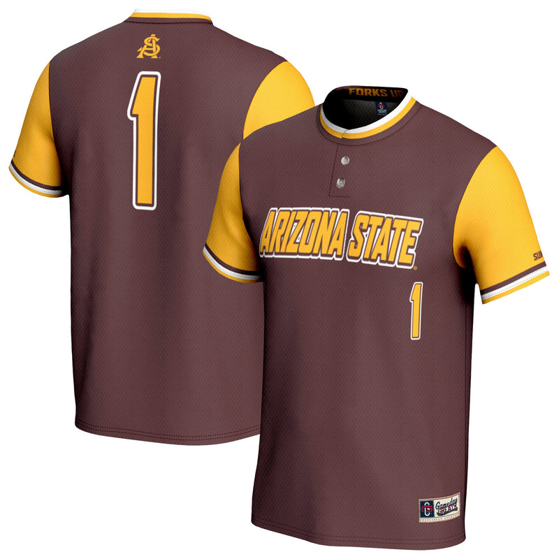 Arizona State Sun Devils Maroon jersey – view 1