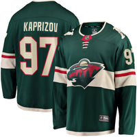 Minnesota Wild Kirill Kaprizov Green jersey – view 2