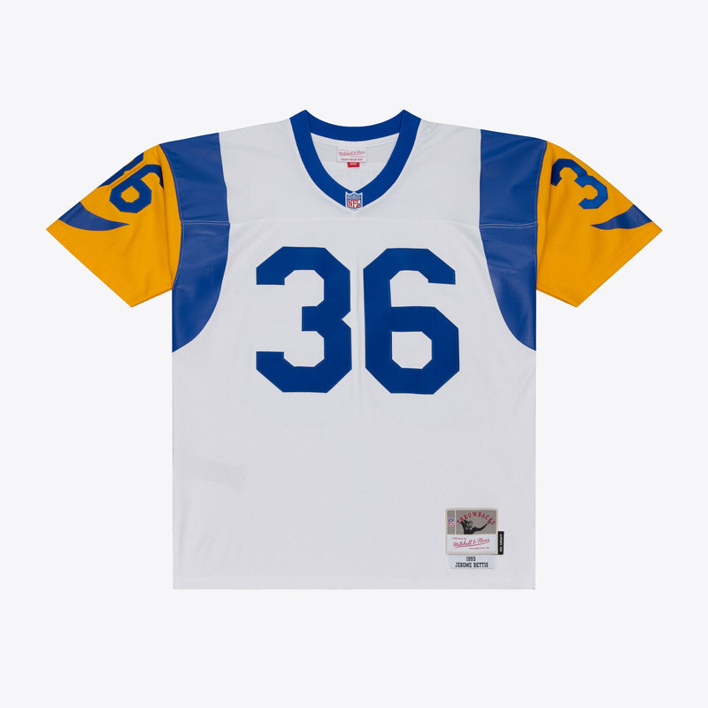 Los Angeles Rams Jerome Bettis White jersey – view 1