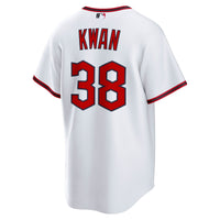 Cleveland Guardians Steven Kwan White jersey – view 4
