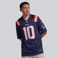 New England Patriots Drake Maye Navy jersey – view 3