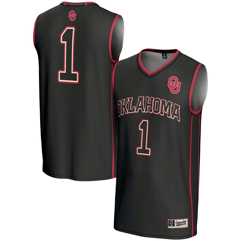 Oklahoma Sooners Lightweight Black jersey – view 1