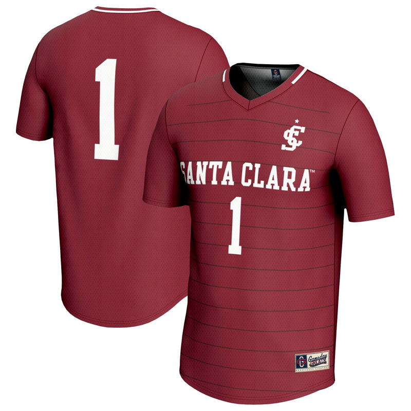 Santa Clara Broncos Lightweight Maroon jersey – view 1