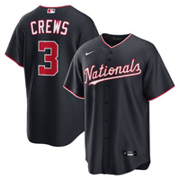 Washington Nationals Dylan Crews Navy jersey – view 1