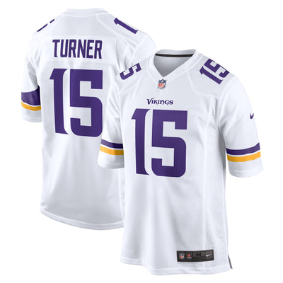 Minnesota Vikings Dallas Turner Nike White Game Jersey
