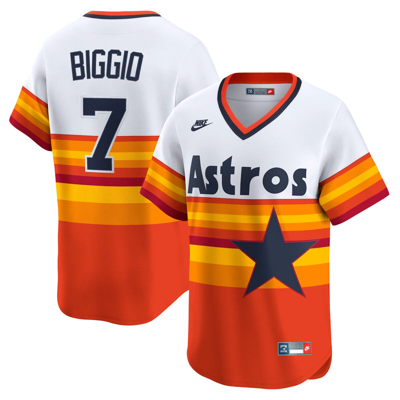 Houston Astros Craig Biggio White jersey – view 1