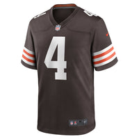 Cleveland Browns Deshaun Watson Brown jersey – view 3