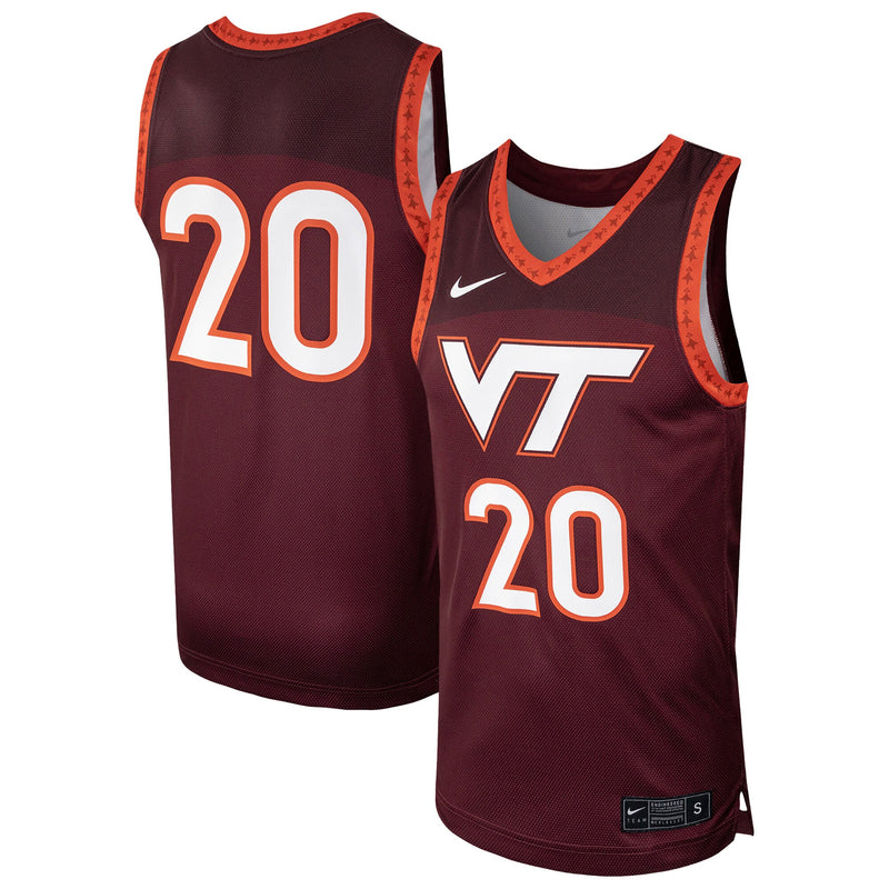 Virginia Tech Hokies Maroon jersey – view 1